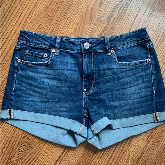 american eagle tomgirl midi shorts